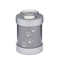 Grey Paws to Heaven Tealight Urn