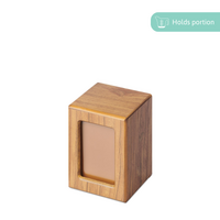 Timber Veneer Photo Urn - Small
