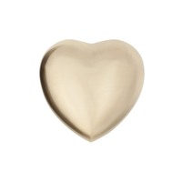 Brushed Brass Heart Keepsake Urn