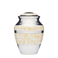 Mother of Pearl Nickel Adult Urn - SPECIAL ORDER