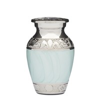 Blue Enamel and Nickel Keepsake 