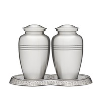 Pewter Double Urn