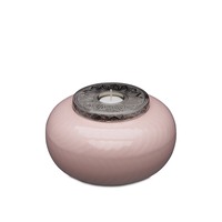 Pink and Silver Candle Urn - Medium