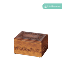 Carved Rosewood Border Box Medium