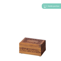 Carved Rosewood Border Box - Small