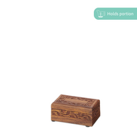 Carved Rosewood Border Box Extra Small