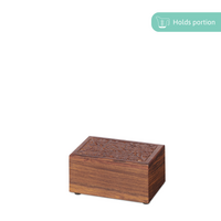 Carved Floral Tribute Box Small