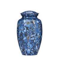 Modern Blue Opal Adult Urn
