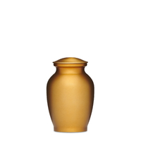 Matte Gold Alloy Urn - 6"