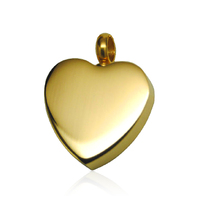 Classic Heart Pendant Gold Tone