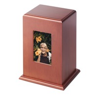 Mantle Photo Urn - Rose Wood 