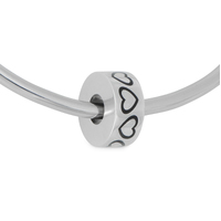 Baby Hearts Bead - 925 Silver