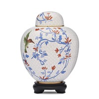 Hummingbird Cloisonné Adult Urn