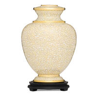 Thousand Flowers Ivory Adult Urn