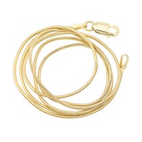Gold Tone Basic Brass Snake Chain 50cm