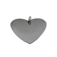 Heart Name Tag Silver