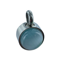Blue Tear Drop Pendant