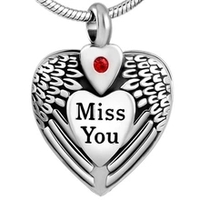 Miss You Heart Pendant