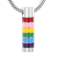 Rainbow Cylinder Pendant
