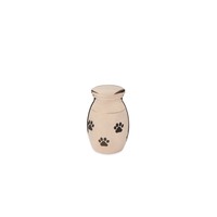 Paw Print 25mm Thimble Urn Rose Gold Tone