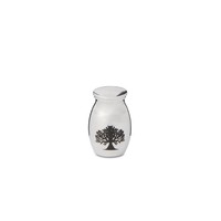 Mini Tree of Life 25mm Thimble Urn - Silver Tone