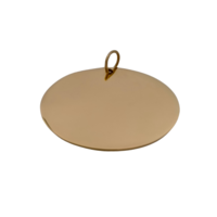 Oval Name Tag Gold