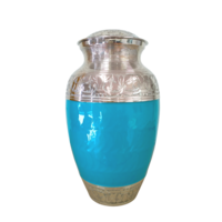 Blue and Silver Adult Urn - Limited Stock